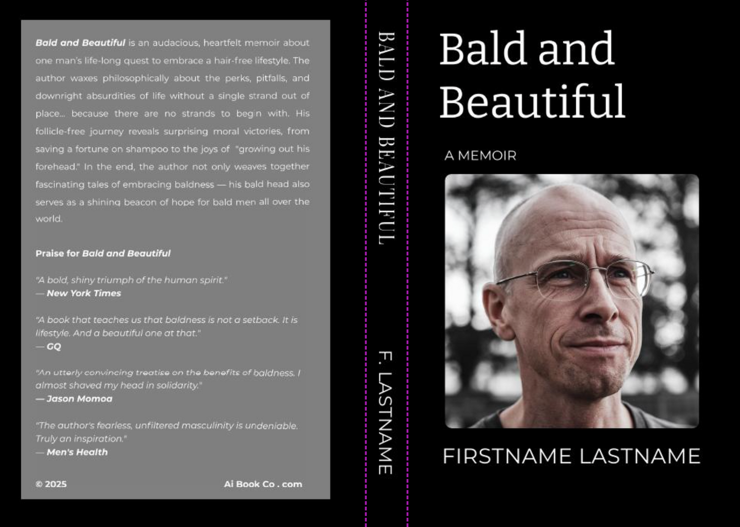 Bald and Beautiful: A Memoir (Personalized Hardcover)
