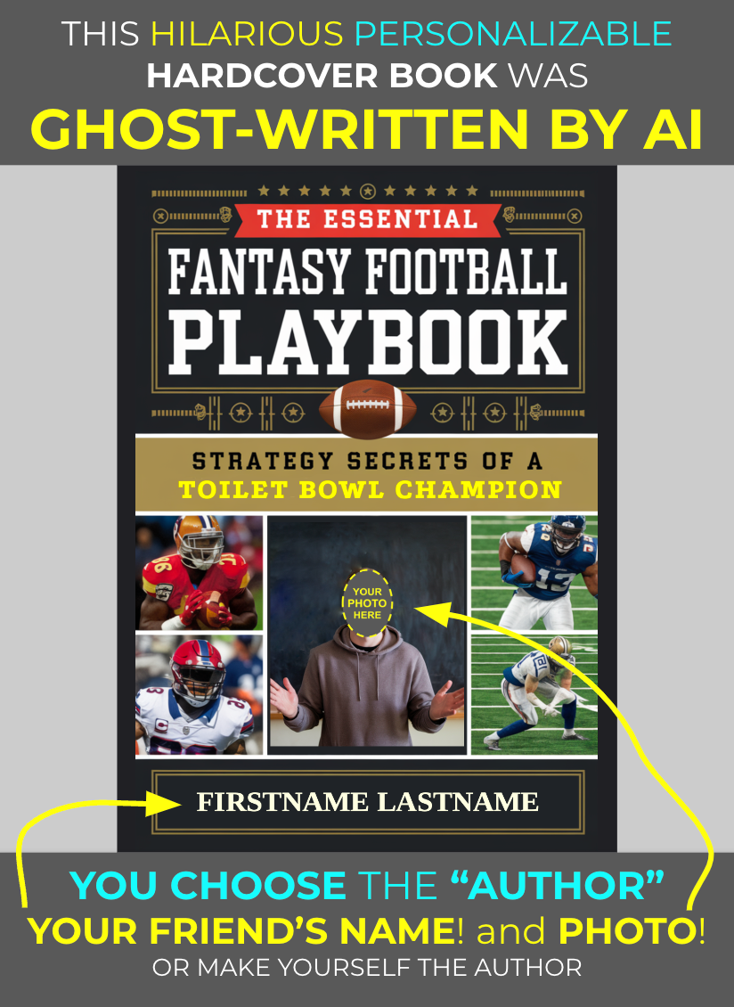 The Essential Fantasy Football Playbook (Personalizable Hardcover)