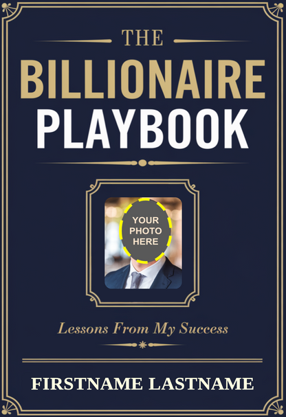 The Billionaire Playbook (Personalizable Hardcover)