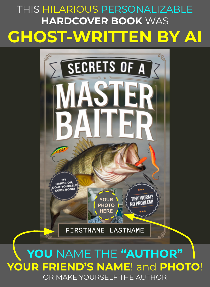 Secrets Of A Master Baiter (Personalizable Hardcover)