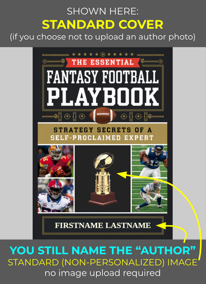 The Essential Fantasy Football Playbook (Personalizable Hardcover)