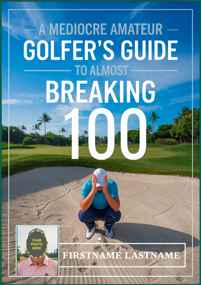 A Mediocre Amateur Golfer's Guide To Almost Breaking 100 (Personalizable Hardcover)